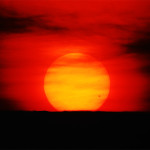 Sunrise with Transit of Venus 2004